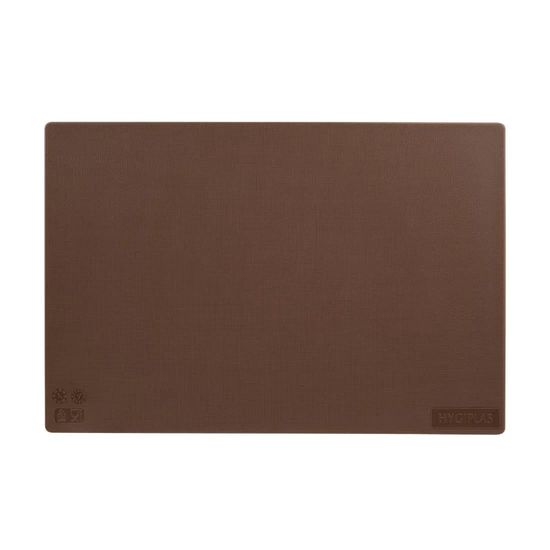 Hygiplas Low Density Brown Chopping Board Standard JD Catering Equipment Solutions Ltd