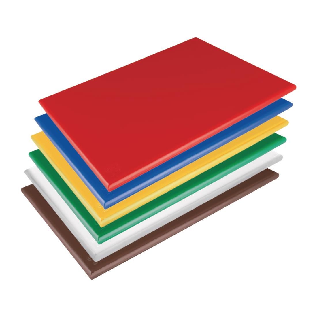 Hygiplas Low Density Chopping Boards 600x450x20mm (Pack of 6) JD Catering Equipment Solutions Ltd