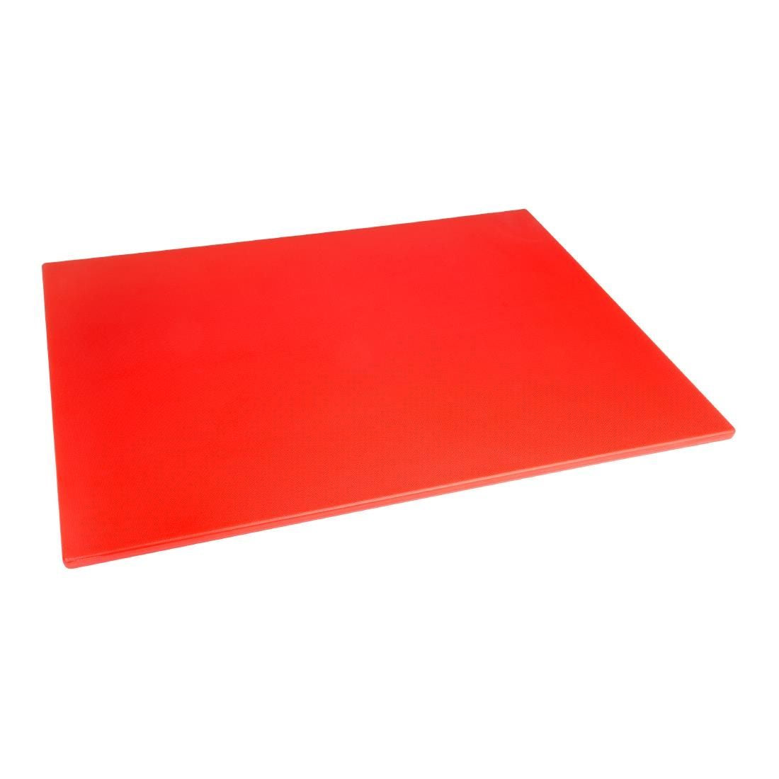 Hygiplas Low Density Red Chopping Board Large JD Catering Equipment Solutions Ltd