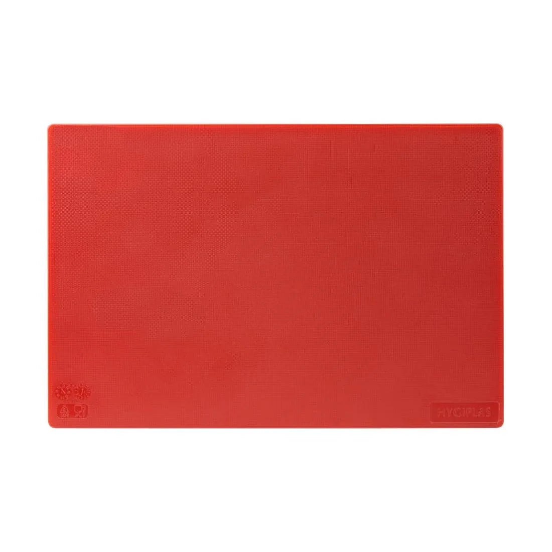 J255 Hygiplas Low Density Red Chopping Board Standard - JD Catering Equipment Solutions Ltd