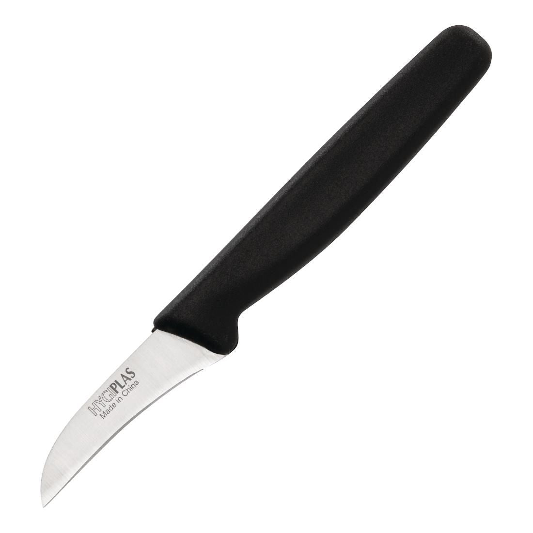 Hygiplas Paring Knife Black 6.5cm JD Catering Equipment Solutions Ltd