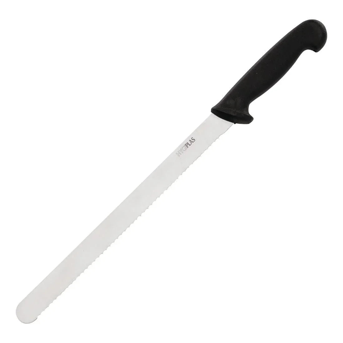 C580 Hygiplas Serrated Slicer Black 30.5cm - JD Catering Equipment Solutions Ltd