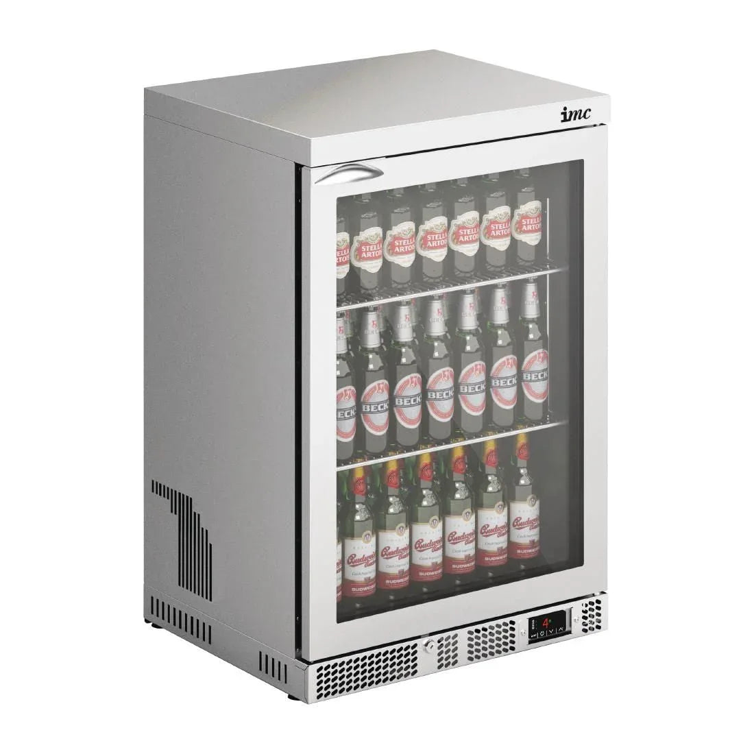 FP720 IMC Mistral M60 Bottle Cooler F77/150 - Glass Door - Stainless Steel Frame - H 900 mm - W 600 mm - 0.225 kW - JD Catering Equipment Solutions Ltd