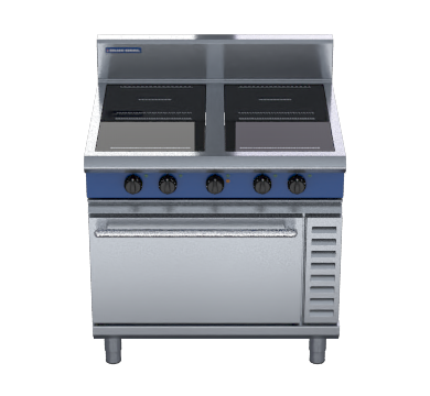 Blue Seal Evolution Series IN54R3 - 900mm Induction Range Convection Oven 4 x 3.5kW round zones