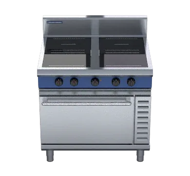 Blue Seal Evolution Series IN54R3 - 900mm Induction Range Convection Oven 4 x 3.5kW round zones