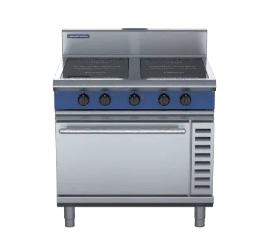 Blue Seal Evolution Series IN54R3 - 900mm Induction Range Convection Oven 4 x 3.5kW round zones