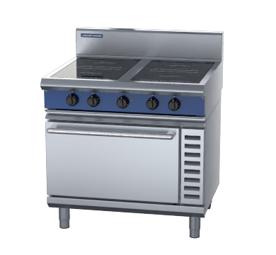 Blue Seal Evolution Series IN54R5 - 900mm Induction Range Convection Oven 4x5kW Round zones