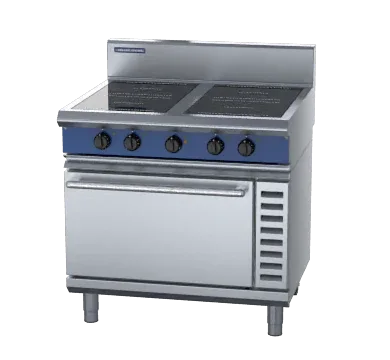 Blue Seal Evolution Series IN54R5 - 900mm Induction Range Convection Oven 4x5kW Round zones