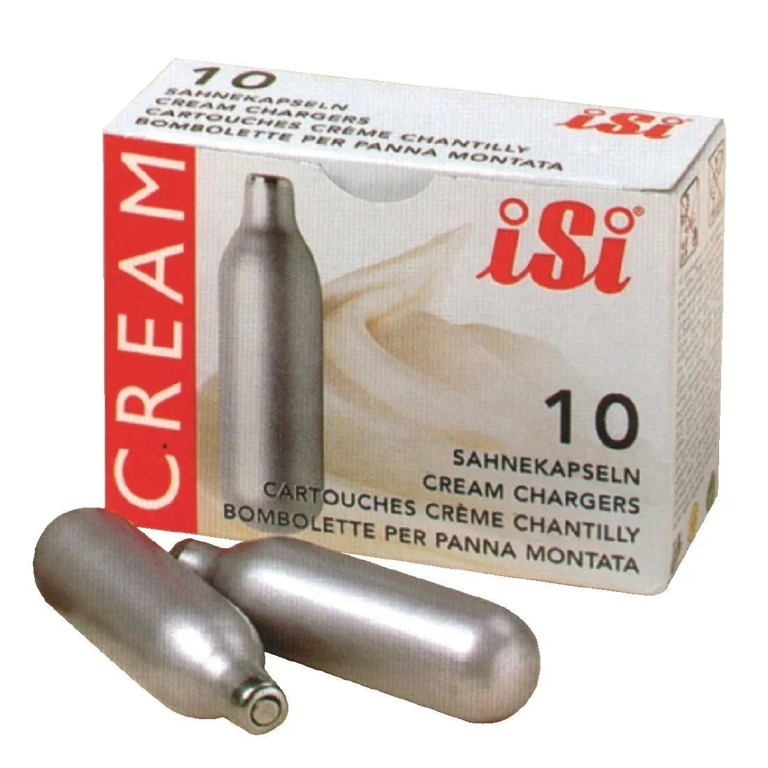 K652 ISI Cream Whipper Bulbs (Pack of 10) - JD Catering Equipment Solutions Ltd