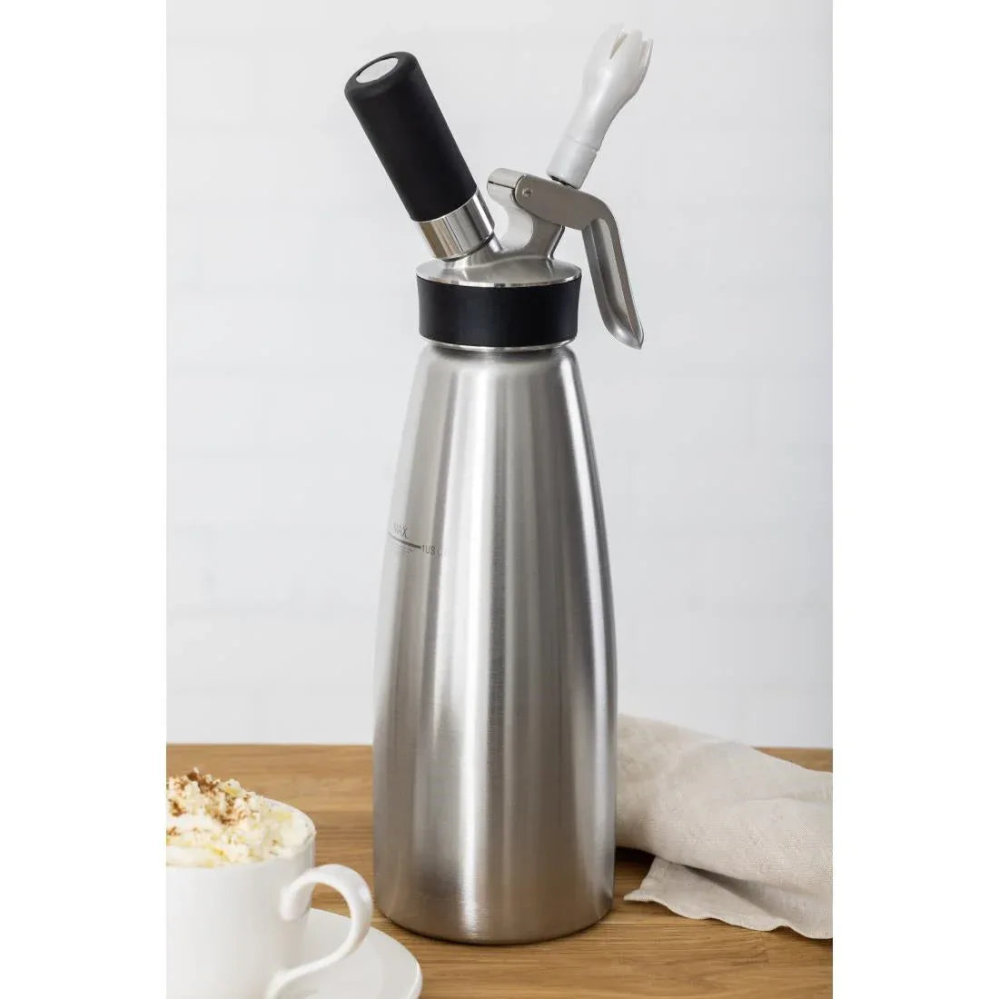 CB502 ISI Whipped Cream Dispenser 1Ltr - JD Catering Equipment Solutions Ltd