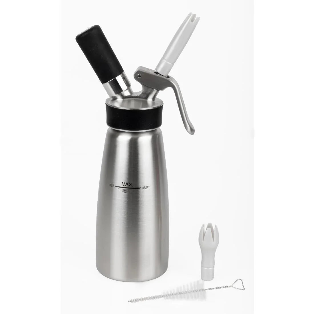 K637 ISI Whipped Cream Dispenser 500ml - JD Catering Equipment Solutions Ltd