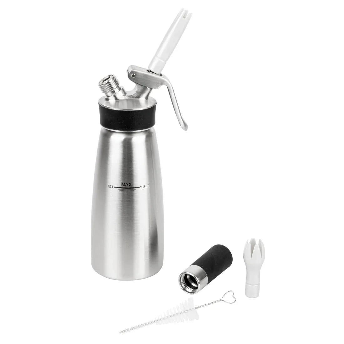 K637 ISI Whipped Cream Dispenser 500ml - JD Catering Equipment Solutions Ltd