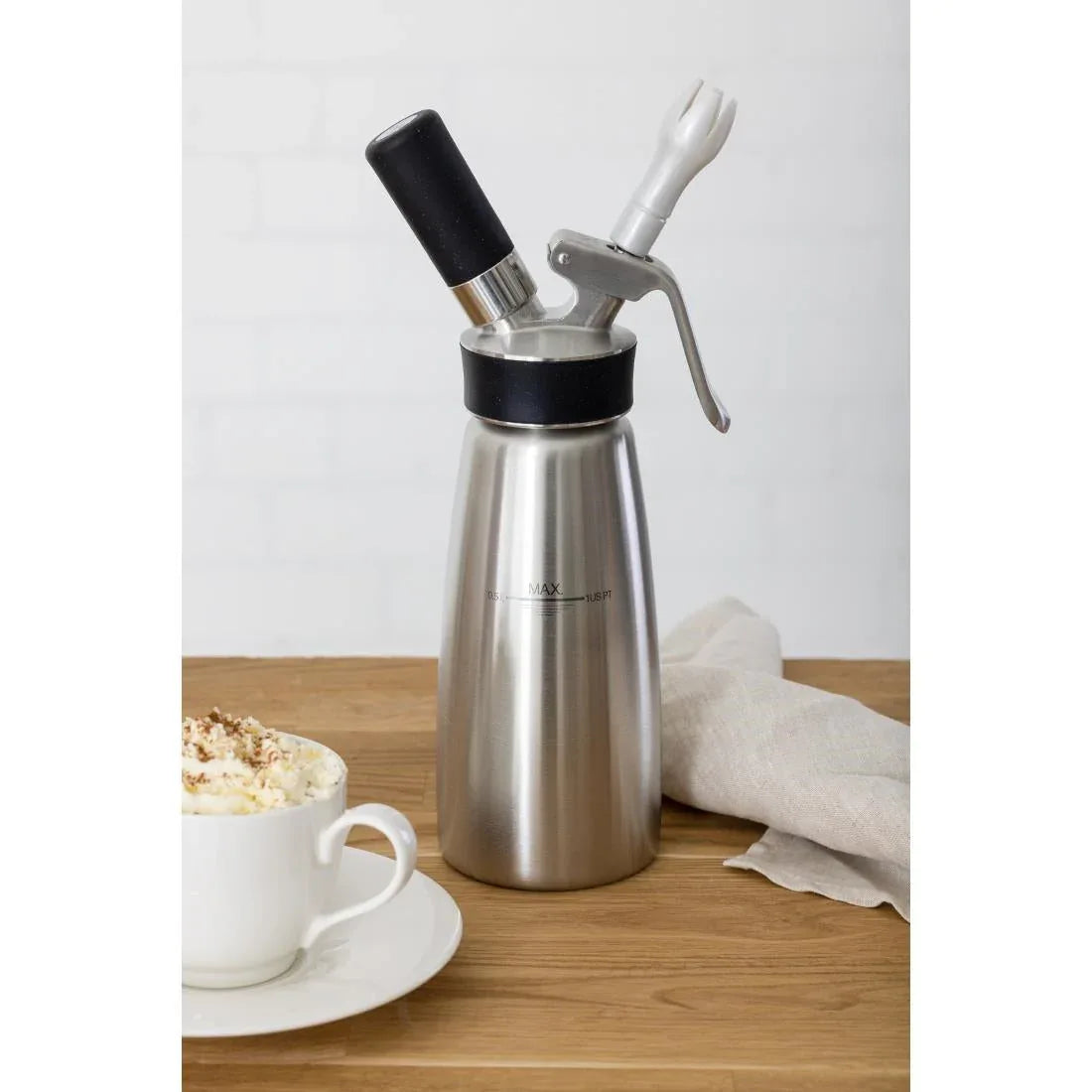K637 ISI Whipped Cream Dispenser 500ml - JD Catering Equipment Solutions Ltd