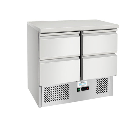 Ice-A-Cool ICE3820GR 2 Door 4 Drawers Counter Refrigerator 300 Litres JD Catering Equipment Solutions Ltd