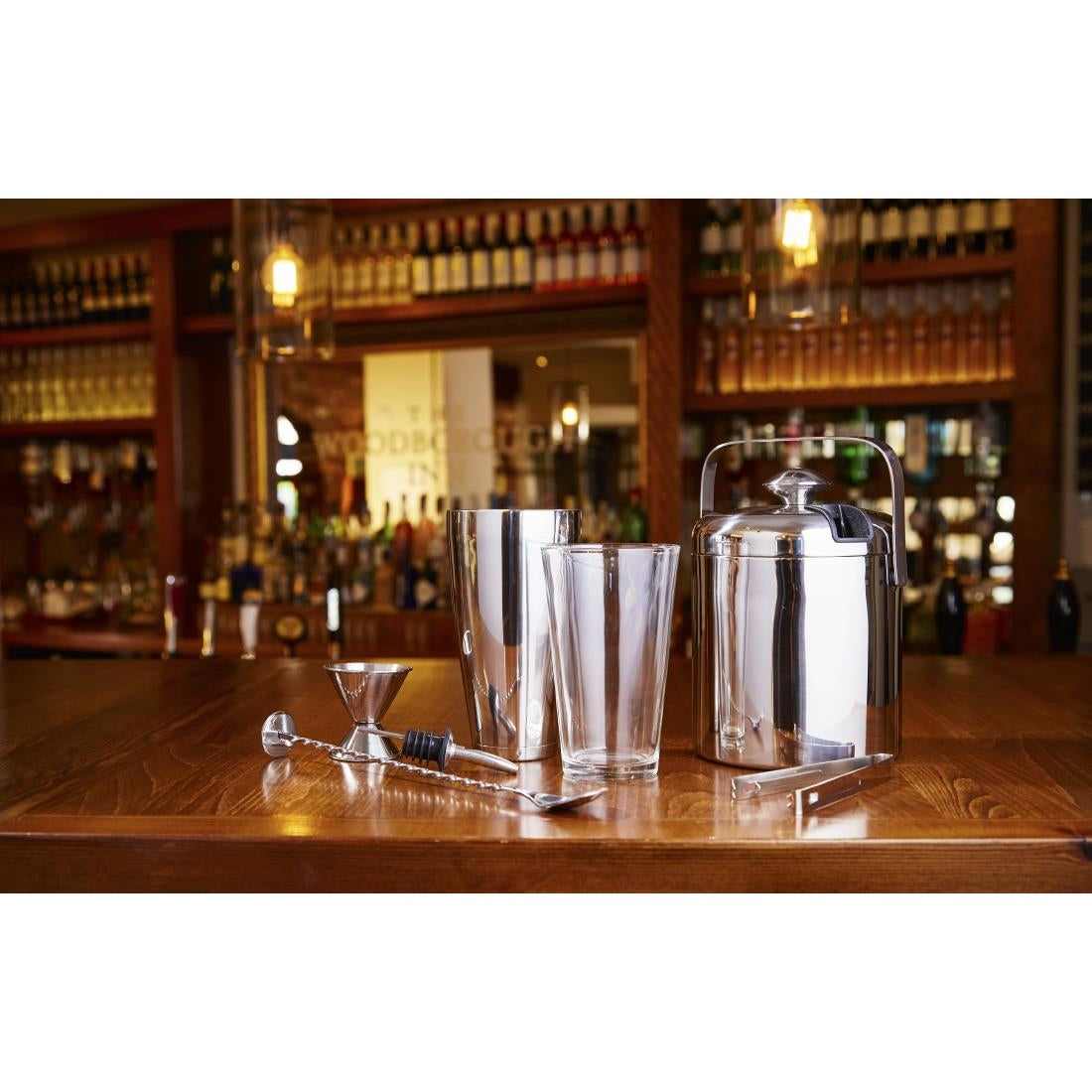 Ice Bucket with Lid and Tongs 1.23Ltr JD Catering Equipment Solutions Ltd