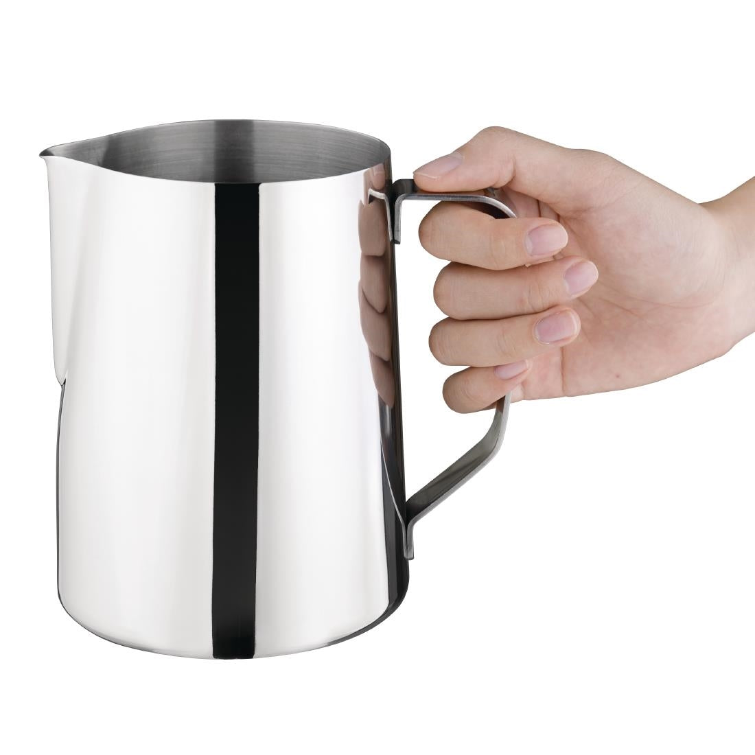 J319 Olympia Stainless Steel Milk Jug 1.35Ltr JD Catering Equipment Solutions Ltd