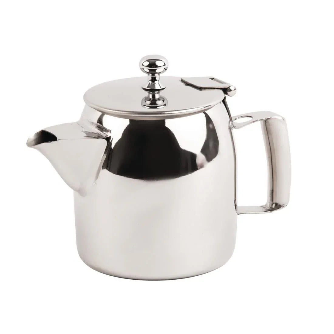 J321 Olympia Cosmos Stainless Steel Teapot 340ml - JD Catering Equipment Solutions Ltd