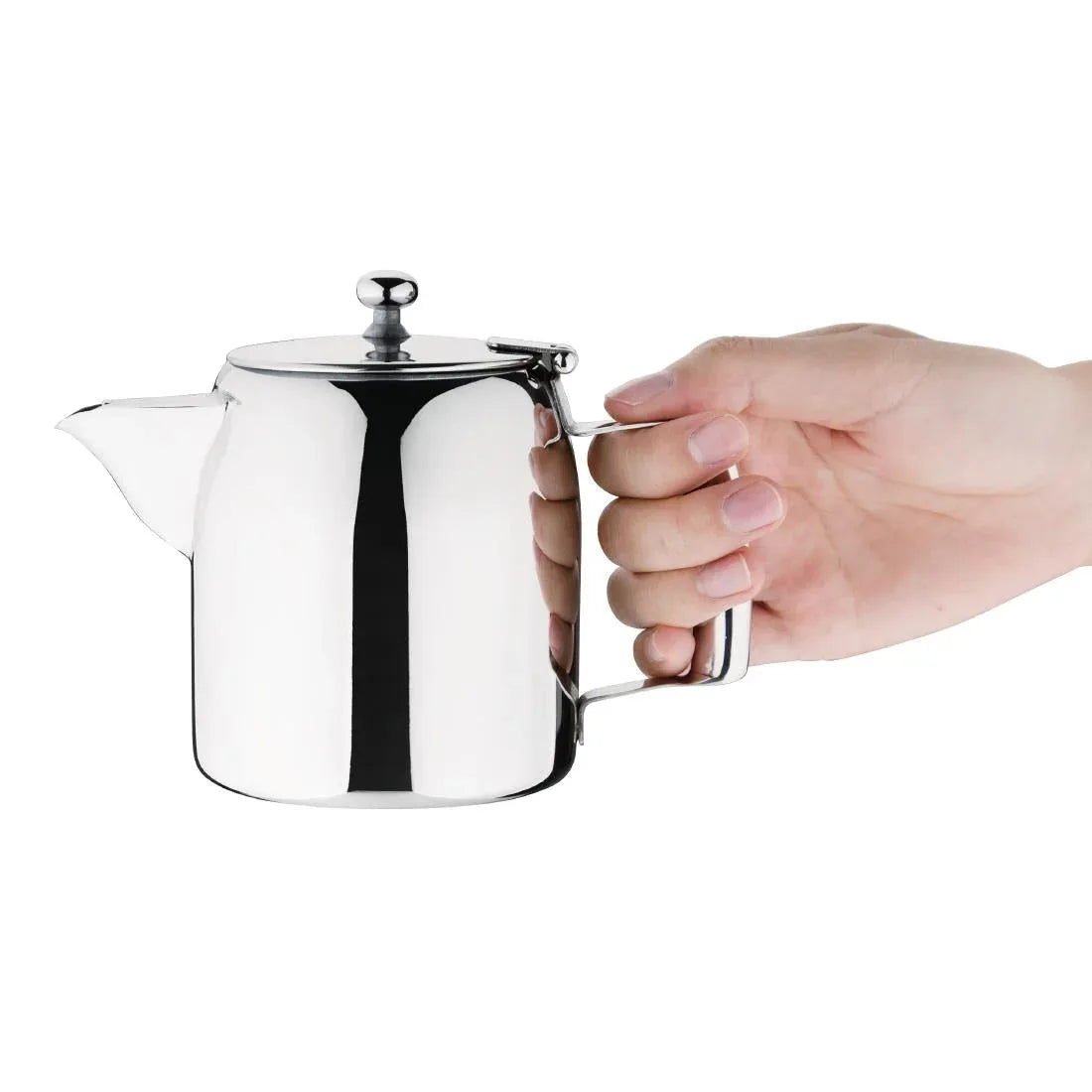 J322 Olympia Cosmos Stainless Steel Teapot 570ml - JD Catering Equipment Solutions Ltd