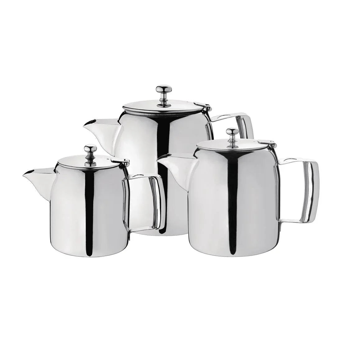 J322 Olympia Cosmos Stainless Steel Teapot 570ml - JD Catering Equipment Solutions Ltd