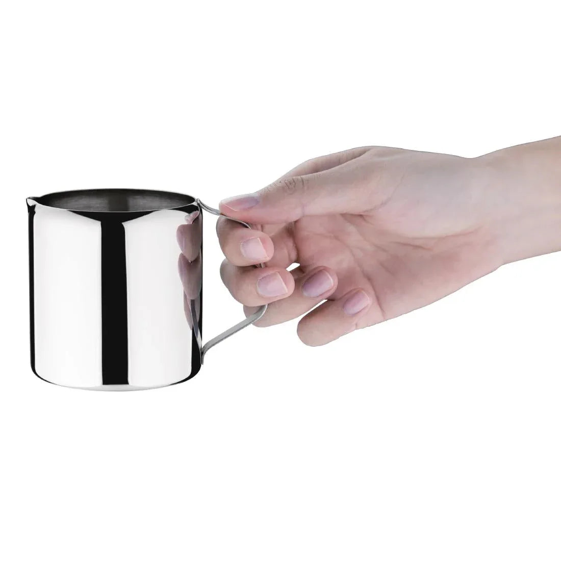 J733 Olympia Concorde Stainless Steel Milk Jug 285ml - JD Catering Equipment Solutions Ltd