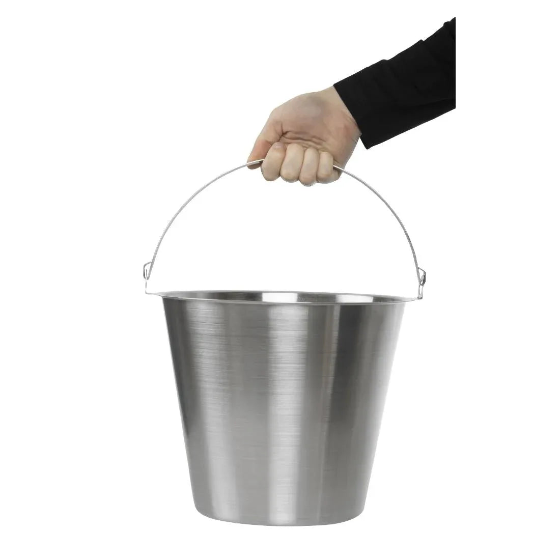 J807 Jantex Stainless Steel Bucket 12Ltr JD Catering Equipment Solutions Ltd