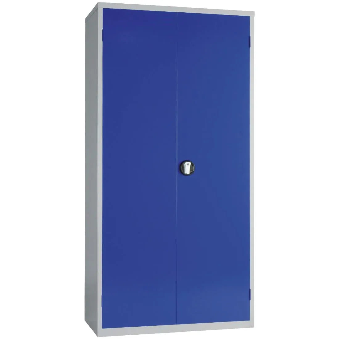 CF800 Janitorial Cupboard Grey Blue Doors - JD Catering Equipment Solutions Ltd