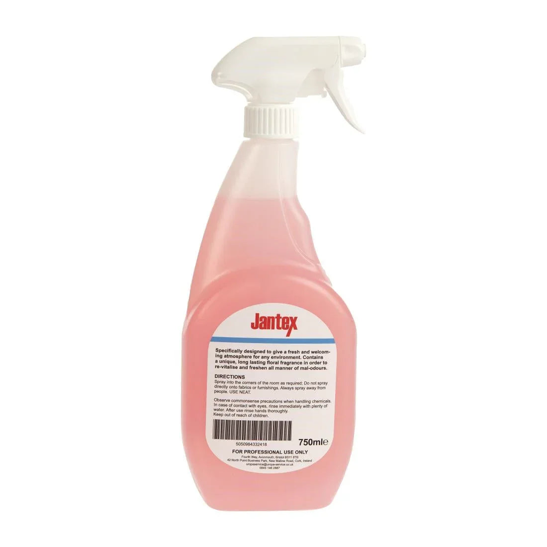 GG186 Jantex Air Freshener Spray Ready To Use 750ml - JD Catering Equipment Solutions Ltd