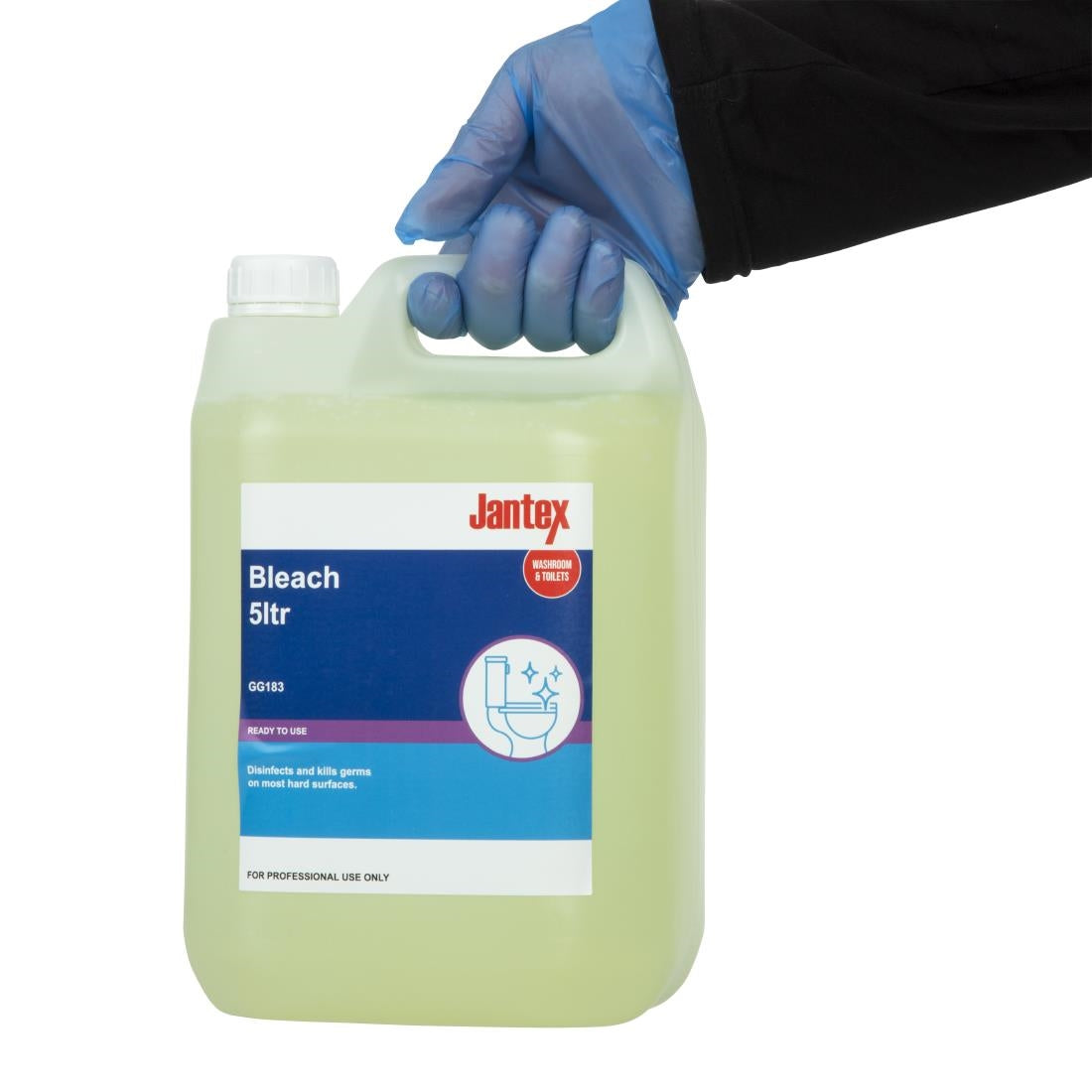 Jantex Bleach Concentrate 5Ltr (Single Pack) GG183 JD Catering Equipment Solutions Ltd