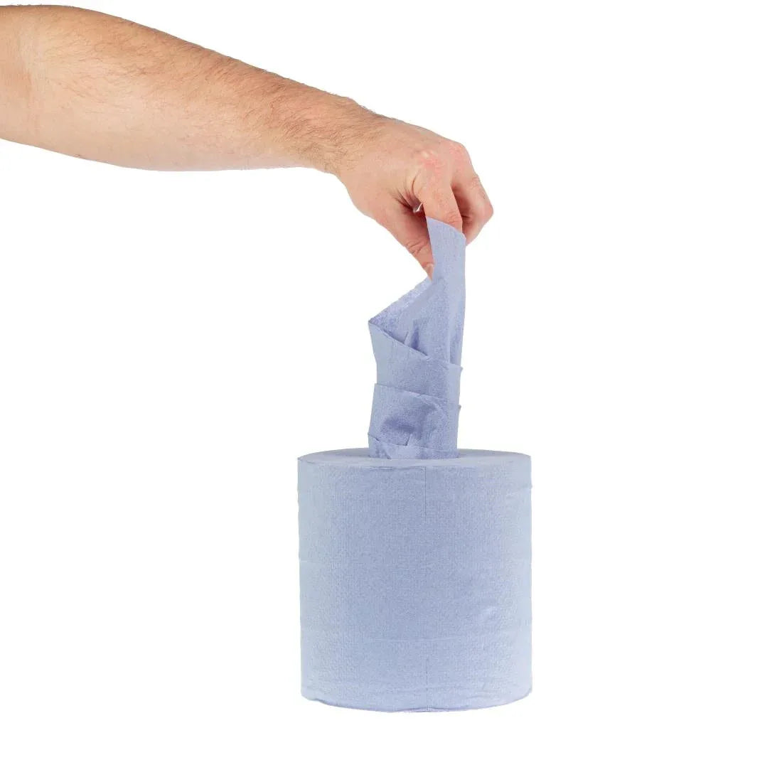 DL921 Jantex Centrefeed Blue Rolls 2-Ply 120m (Pack of 6) 2-Ply - JD Catering Equipment Solutions Ltd