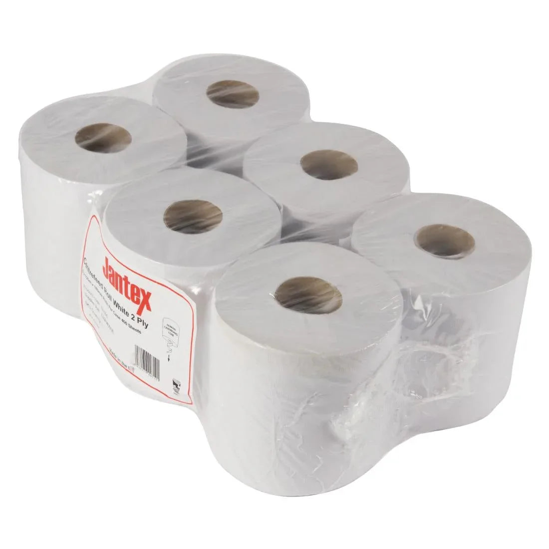 DL920 Jantex Centrefeed Rolls 2-Ply 120m (Pack of 6) - JD Catering Equipment Solutions Ltd