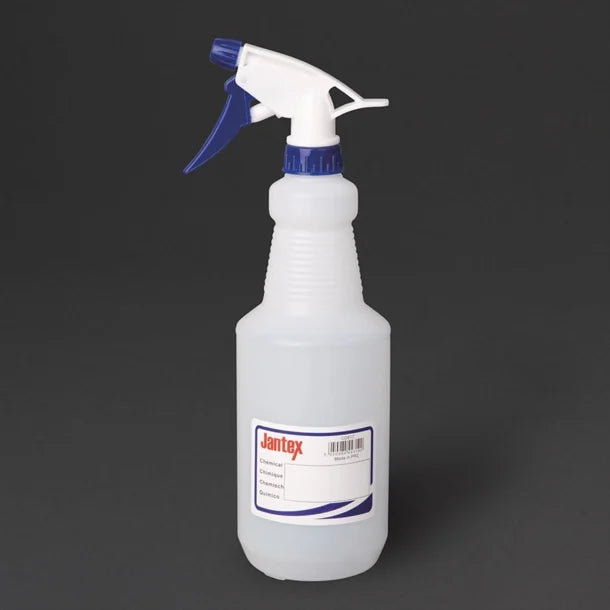Jantex Colour-Coded Trigger Spray Bottle 750ml JD Catering Equipment Solutions Ltd