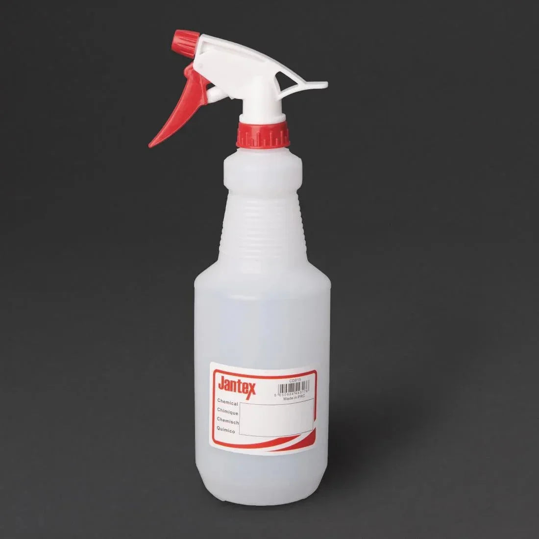 CD815 Jantex Colour-Coded Trigger Spray Bottle Red 750ml - JD Catering Equipment Solutions Ltd