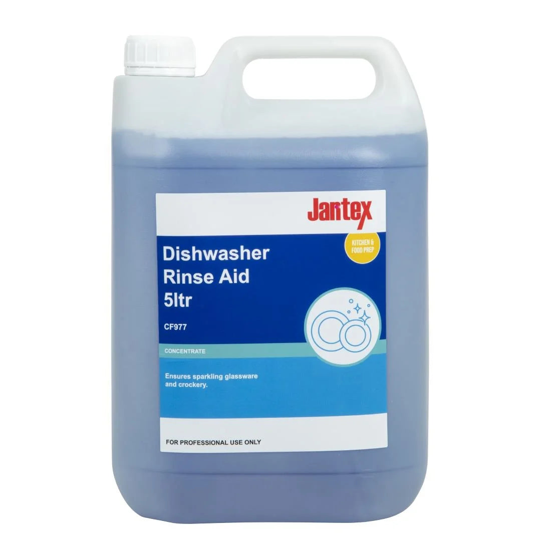 Jantex Dishwasher Rinse Aid Concentrate 5Ltr JD Catering Equipment Solutions Ltd