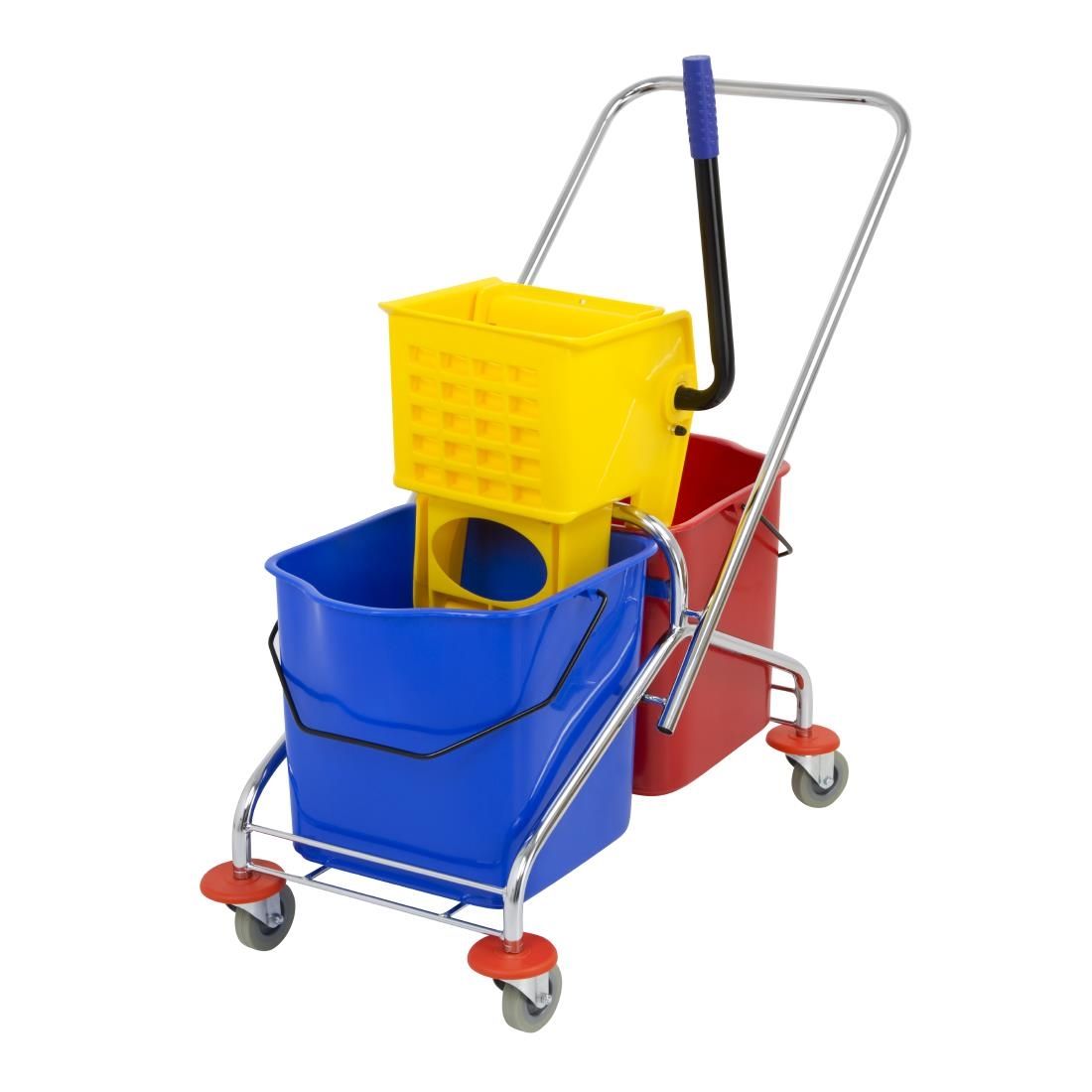 Jantex Dual Bucket Mop Wringer with Frame JD Catering Equipment Solutions Ltd