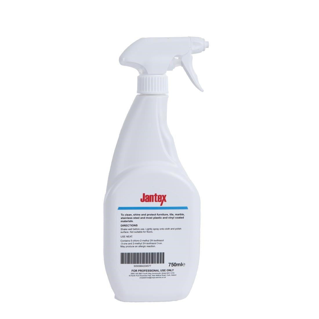 Jantex Furniture Polish Ready To Use 750ml JD Catering Equipment Solutions Ltd