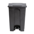 Jantex Kitchen Pedal Bin Black JD Catering Equipment Solutions Ltd