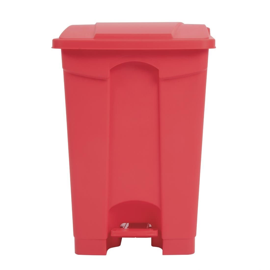 Jantex Kitchen Pedal Bin Red JD Catering Equipment Solutions Ltd