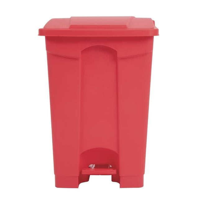 Jantex Kitchen Pedal Bin Red JD Catering Equipment Solutions Ltd