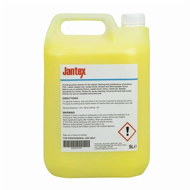 CW714 Jantex Lemon Gel Floor Cleaner Concentrate 5Ltr - JD Catering Equipment Solutions Ltd