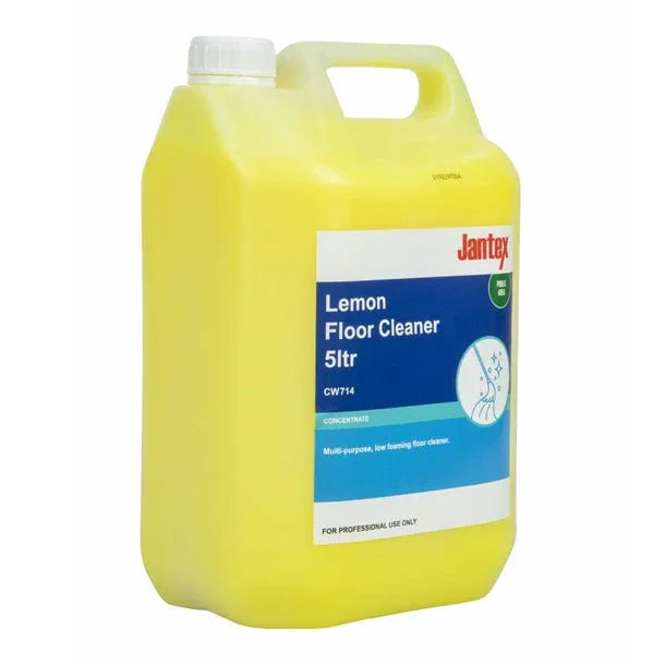 CW714 Jantex Lemon Gel Floor Cleaner Concentrate 5Ltr - JD Catering Equipment Solutions Ltd