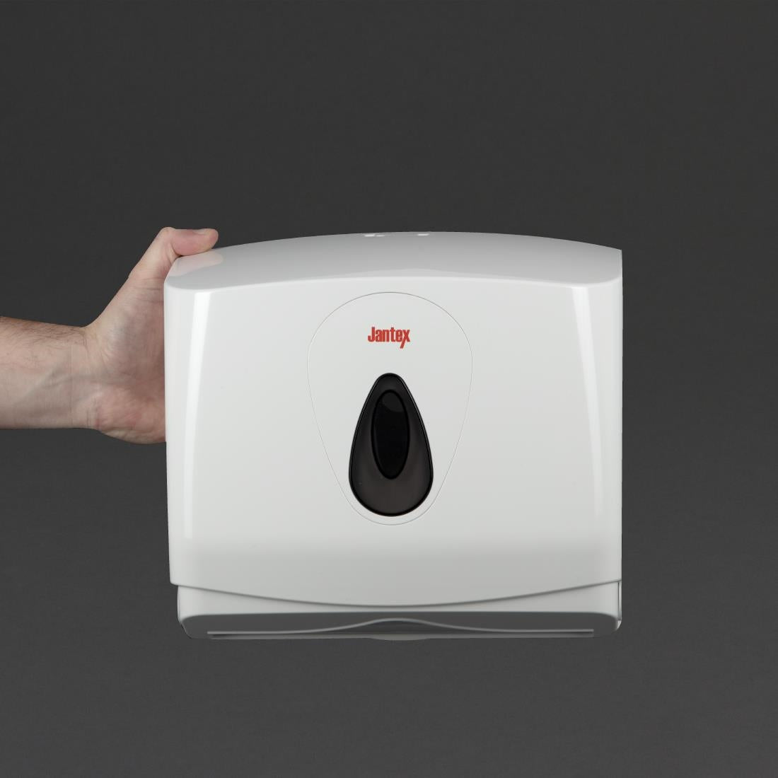 Jantex Multi-Fold Hand Towel Dispenser White JD Catering Equipment Solutions Ltd