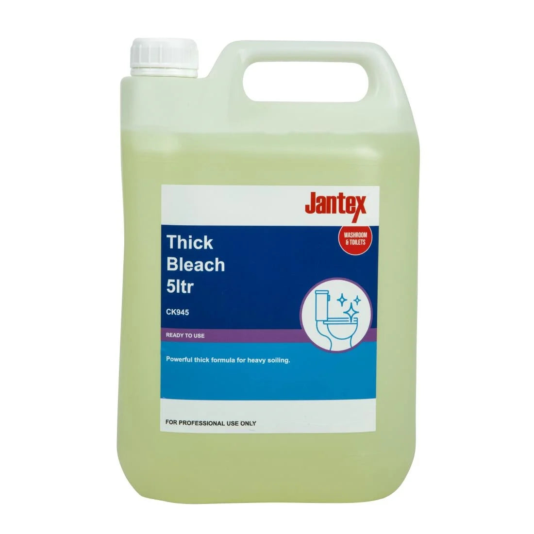 Jantex Pro Thick Bleach Concentrate 5Ltr JD Catering Equipment Solutions Ltd