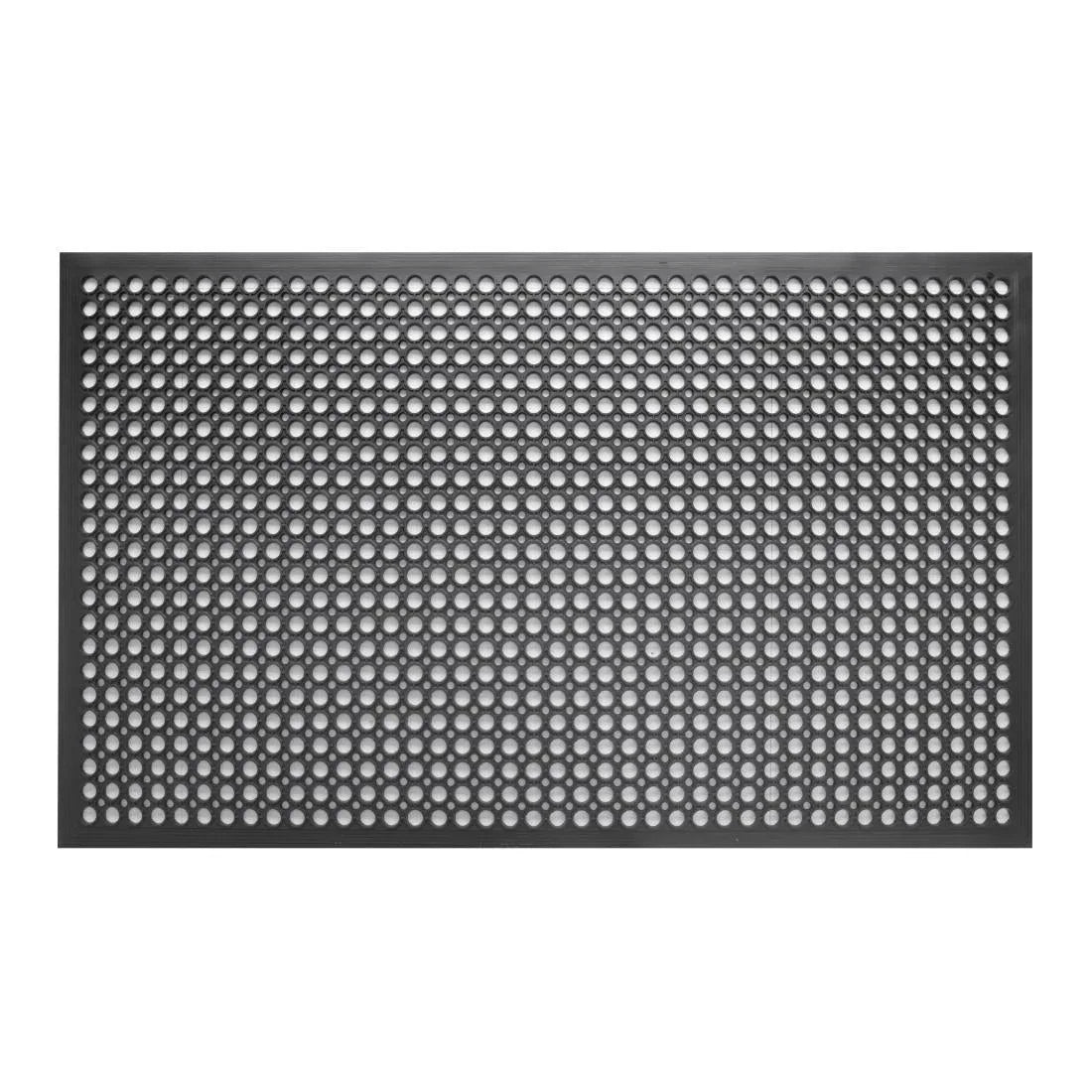 DP206 Jantex Rubber Anti Fatigue Mat Black - JD Catering Equipment Solutions Ltd
