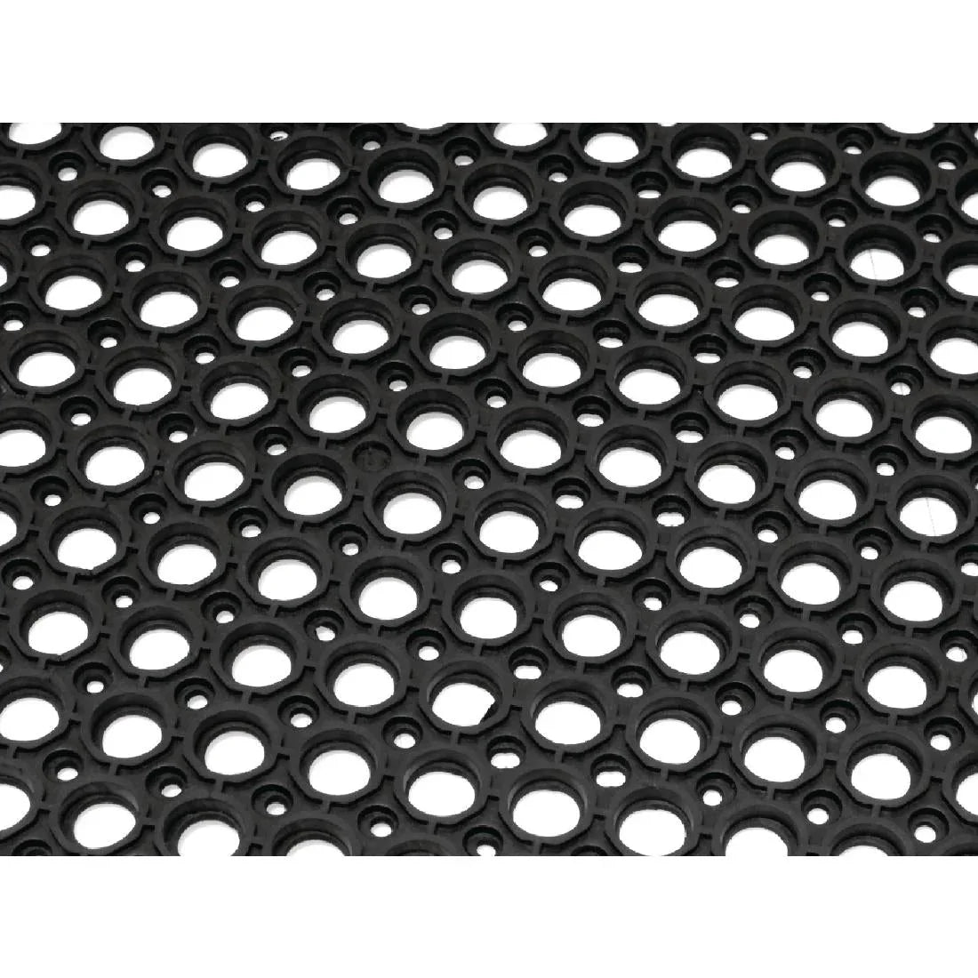 DP206 Jantex Rubber Anti Fatigue Mat Black - JD Catering Equipment Solutions Ltd