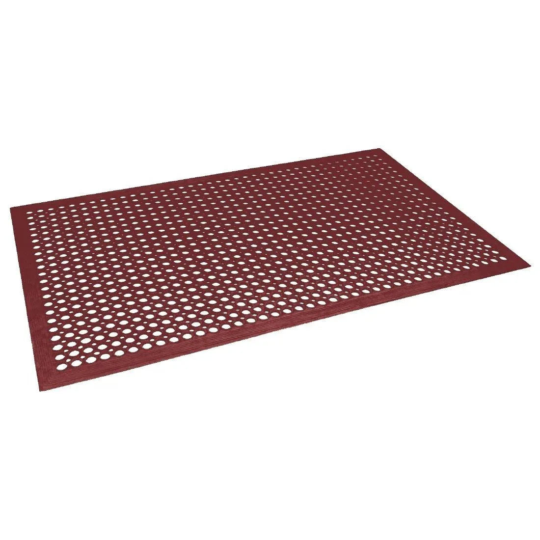 GF017 Jantex Rubber Anti Fatigue Mat Red - JD Catering Equipment Solutions Ltd