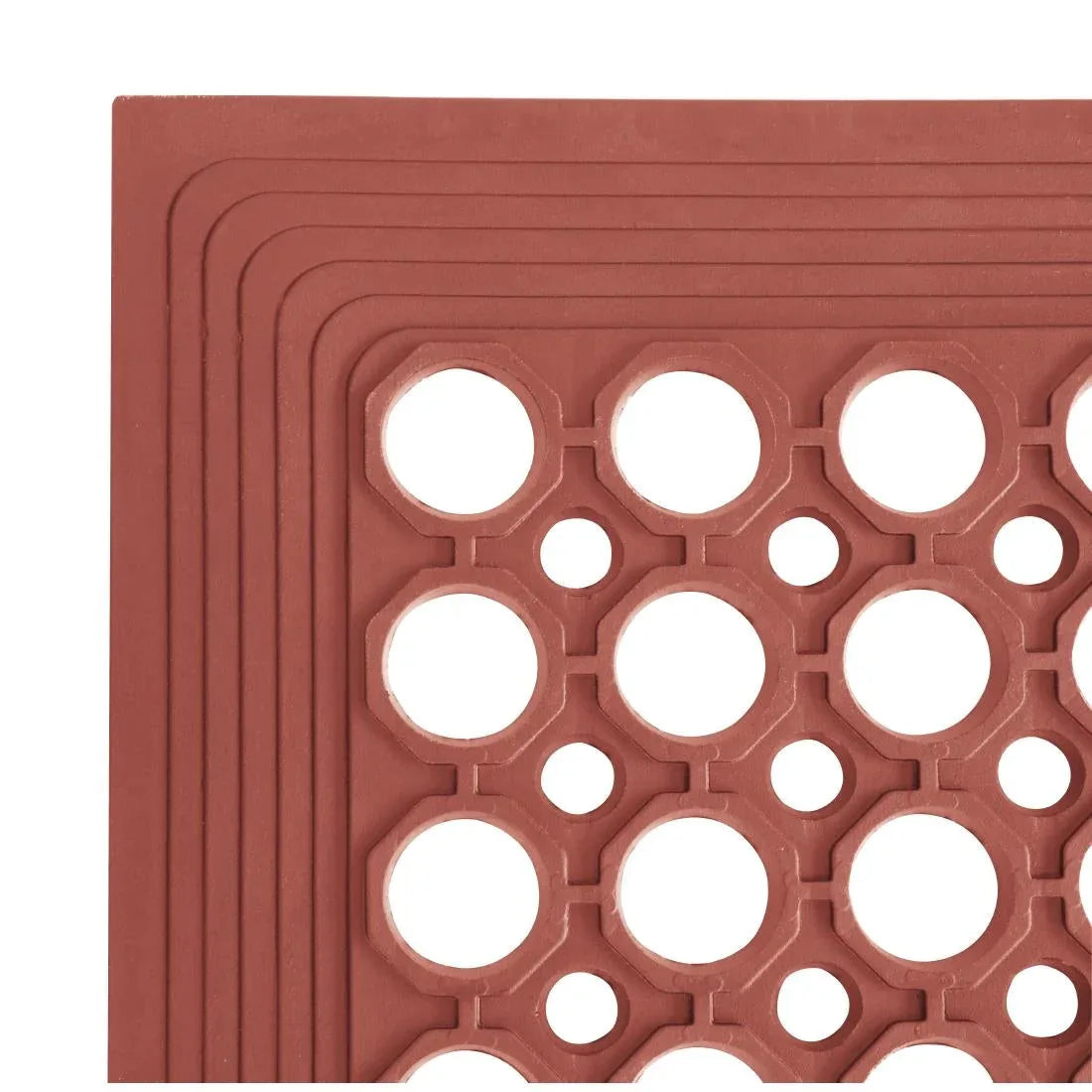 GF017 Jantex Rubber Anti Fatigue Mat Red - JD Catering Equipment Solutions Ltd
