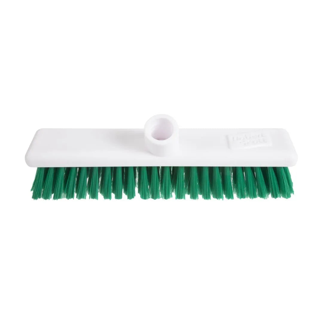 GK873 Jantex Soft Hygiene Broom Green 12in - JD Catering Equipment Solutions Ltd