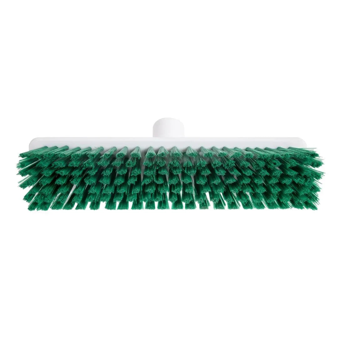 GK873 Jantex Soft Hygiene Broom Green 12in - JD Catering Equipment Solutions Ltd