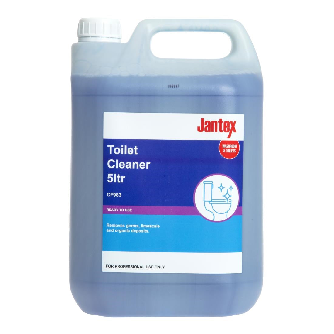 Jantex Toilet Cleaner Ready To Use 5Ltr JD Catering Equipment Solutions Ltd