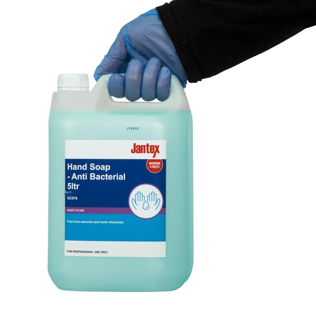 GC976 Jantex Unperfumed Antibacterial Liquid Hand Soap 5Ltr - JD Catering Equipment Solutions Ltd